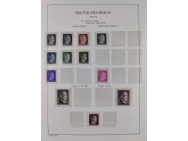 1872/45, meist postfrische und teils gestempelte reichhaltige Material-Sammlung inkl. Dienstmarken, dabei viele Varianten, Fa