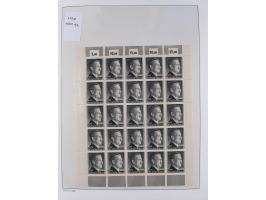 1872/45, meist postfrische und teils gestempelte reichhaltige Material-Sammlung inkl. Dienstmarken, dabei viele Varianten, Fa