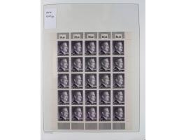 1872/45, meist postfrische und teils gestempelte reichhaltige Material-Sammlung inkl. Dienstmarken, dabei viele Varianten, Fa