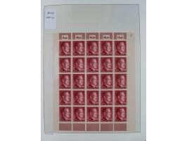 1872/45, meist postfrische und teils gestempelte reichhaltige Material-Sammlung inkl. Dienstmarken, dabei viele Varianten, Fa