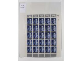 1872/45, meist postfrische und teils gestempelte reichhaltige Material-Sammlung inkl. Dienstmarken, dabei viele Varianten, Fa