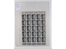 1872/45, meist postfrische und teils gestempelte reichhaltige Material-Sammlung inkl. Dienstmarken, dabei viele Varianten, Fa