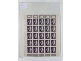 1872/45, meist postfrische und teils gestempelte reichhaltige Material-Sammlung inkl. Dienstmarken, dabei viele Varianten, Fa