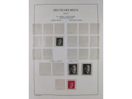 1872/45, meist postfrische und teils gestempelte reichhaltige Material-Sammlung inkl. Dienstmarken, dabei viele Varianten, Fa