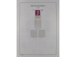 1872/45, meist postfrische und teils gestempelte reichhaltige Material-Sammlung inkl. Dienstmarken, dabei viele Varianten, Fa