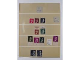 1872/45, meist postfrische und teils gestempelte reichhaltige Material-Sammlung inkl. Dienstmarken, dabei viele Varianten, Fa