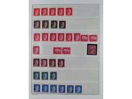 1872/45, meist postfrische und teils gestempelte reichhaltige Material-Sammlung inkl. Dienstmarken, dabei viele Varianten, Fa