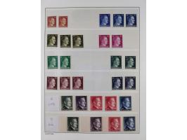 1872/45, meist postfrische und teils gestempelte reichhaltige Material-Sammlung inkl. Dienstmarken, dabei viele Varianten, Fa