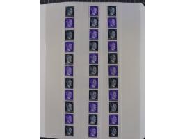 1872/45, meist postfrische und teils gestempelte reichhaltige Material-Sammlung inkl. Dienstmarken, dabei viele Varianten, Fa