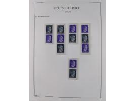 1872/45, meist postfrische und teils gestempelte reichhaltige Material-Sammlung inkl. Dienstmarken, dabei viele Varianten, Fa