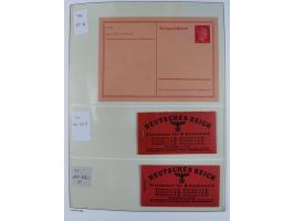 1872/45, meist postfrische und teils gestempelte reichhaltige Material-Sammlung inkl. Dienstmarken, dabei viele Varianten, Fa