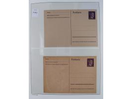 1872/45, meist postfrische und teils gestempelte reichhaltige Material-Sammlung inkl. Dienstmarken, dabei viele Varianten, Fa