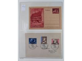 1872/45, meist postfrische und teils gestempelte reichhaltige Material-Sammlung inkl. Dienstmarken, dabei viele Varianten, Fa