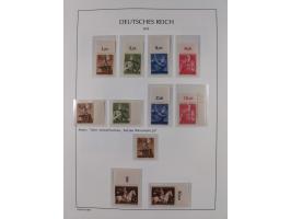 1872/45, meist postfrische und teils gestempelte reichhaltige Material-Sammlung inkl. Dienstmarken, dabei viele Varianten, Fa