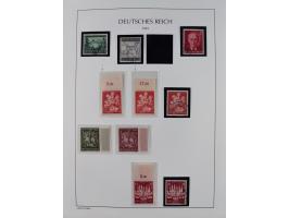 1872/45, meist postfrische und teils gestempelte reichhaltige Material-Sammlung inkl. Dienstmarken, dabei viele Varianten, Fa