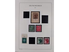 1872/45, meist postfrische und teils gestempelte reichhaltige Material-Sammlung inkl. Dienstmarken, dabei viele Varianten, Fa