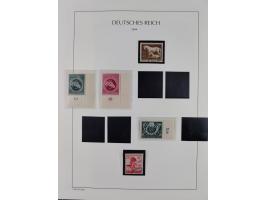 1872/45, meist postfrische und teils gestempelte reichhaltige Material-Sammlung inkl. Dienstmarken, dabei viele Varianten, Fa