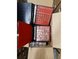 ALLE WELT: 1865/1990 ca., Umlaufmünzen aus aller Welt, meist kleine Werte, dabei unter anderem Deutsches Reich sowie Großbrit