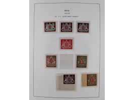 1920/39, meist postfrische Sammlungen Danzig inkl. Porto und Port Gdansk mit u.a. Mi.-Nr. P. I/I postfrisch (FB Soecknick BPP