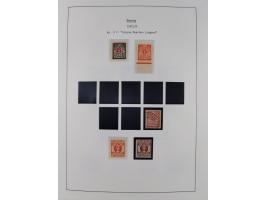 1920/39, meist postfrische Sammlungen Danzig inkl. Porto und Port Gdansk mit u.a. Mi.-Nr. P. I/I postfrisch (FB Soecknick BPP