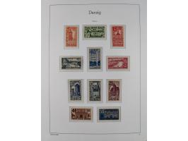 1920/39, meist postfrische Sammlungen Danzig inkl. Porto und Port Gdansk mit u.a. Mi.-Nr. P. I/I postfrisch (FB Soecknick BPP