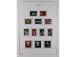 1920/39, meist postfrische Sammlungen Danzig inkl. Porto und Port Gdansk mit u.a. Mi.-Nr. P. I/I postfrisch (FB Soecknick BPP