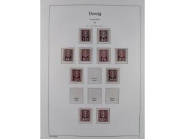 1920/39, meist postfrische Sammlungen Danzig inkl. Porto und Port Gdansk mit u.a. Mi.-Nr. P. I/I postfrisch (FB Soecknick BPP