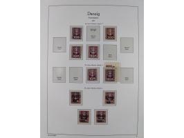 1920/39, meist postfrische Sammlungen Danzig inkl. Porto und Port Gdansk mit u.a. Mi.-Nr. P. I/I postfrisch (FB Soecknick BPP