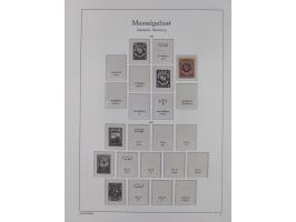 1920/39, meist postfrische Sammlungen Danzig inkl. Porto und Port Gdansk mit u.a. Mi.-Nr. P. I/I postfrisch (FB Soecknick BPP