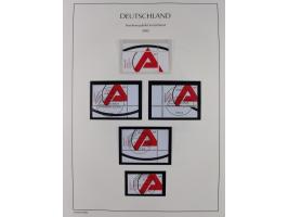 1949/2024, umfangreiche postfrische und zusätzlich teils gestempelte Sammlung in über 100 Vordruckalben und hunderten losen B