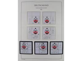 1949/2024, umfangreiche postfrische und zusätzlich teils gestempelte Sammlung in über 100 Vordruckalben und hunderten losen B