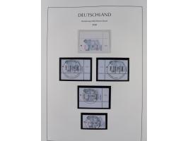 1949/2024, umfangreiche postfrische und zusätzlich teils gestempelte Sammlung in über 100 Vordruckalben und hunderten losen B