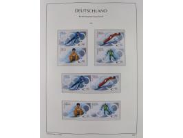 1949/2024, umfangreiche postfrische und zusätzlich teils gestempelte Sammlung in über 100 Vordruckalben und hunderten losen B