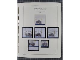 1949/2024, umfangreiche postfrische und zusätzlich teils gestempelte Sammlung in über 100 Vordruckalben und hunderten losen B