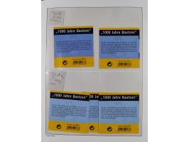 1949/2024, umfangreiche postfrische und zusätzlich teils gestempelte Sammlung in über 100 Vordruckalben und hunderten losen B