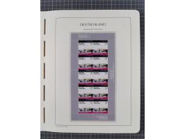 1949/2024, umfangreiche postfrische und zusätzlich teils gestempelte Sammlung in über 100 Vordruckalben und hunderten losen B