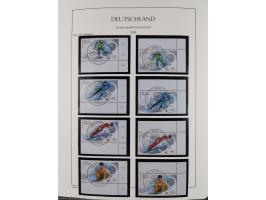 1949/2024, umfangreiche postfrische und zusätzlich teils gestempelte Sammlung in über 100 Vordruckalben und hunderten losen B