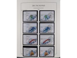 1949/2024, umfangreiche postfrische und zusätzlich teils gestempelte Sammlung in über 100 Vordruckalben und hunderten losen B