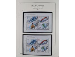 1949/2024, umfangreiche postfrische und zusätzlich teils gestempelte Sammlung in über 100 Vordruckalben und hunderten losen B