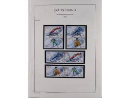 1949/2024, umfangreiche postfrische und zusätzlich teils gestempelte Sammlung in über 100 Vordruckalben und hunderten losen B