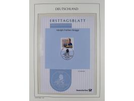 1949/2024, umfangreiche postfrische und zusätzlich teils gestempelte Sammlung in über 100 Vordruckalben und hunderten losen B