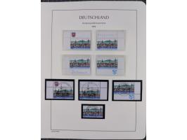 1949/2024, umfangreiche postfrische und zusätzlich teils gestempelte Sammlung in über 100 Vordruckalben und hunderten losen B