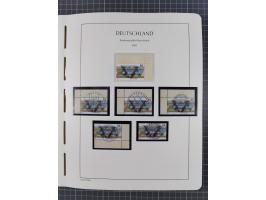 1949/2024, umfangreiche postfrische und zusätzlich teils gestempelte Sammlung in über 100 Vordruckalben und hunderten losen B