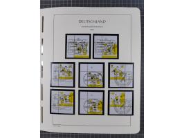 1949/2024, umfangreiche postfrische und zusätzlich teils gestempelte Sammlung in über 100 Vordruckalben und hunderten losen B