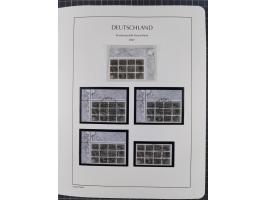 1949/2024, umfangreiche postfrische und zusätzlich teils gestempelte Sammlung in über 100 Vordruckalben und hunderten losen B