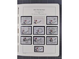 1949/2024, umfangreiche postfrische und zusätzlich teils gestempelte Sammlung in über 100 Vordruckalben und hunderten losen B