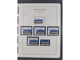 1949/2024, umfangreiche postfrische und zusätzlich teils gestempelte Sammlung in über 100 Vordruckalben und hunderten losen B