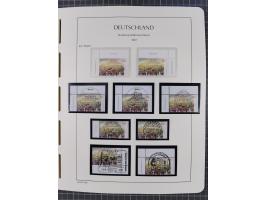 1949/2024, umfangreiche postfrische und zusätzlich teils gestempelte Sammlung in über 100 Vordruckalben und hunderten losen B