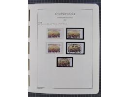 1949/2024, umfangreiche postfrische und zusätzlich teils gestempelte Sammlung in über 100 Vordruckalben und hunderten losen B