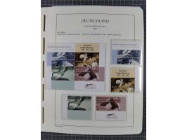 1949/2024, umfangreiche postfrische und zusätzlich teils gestempelte Sammlung in über 100 Vordruckalben und hunderten losen B